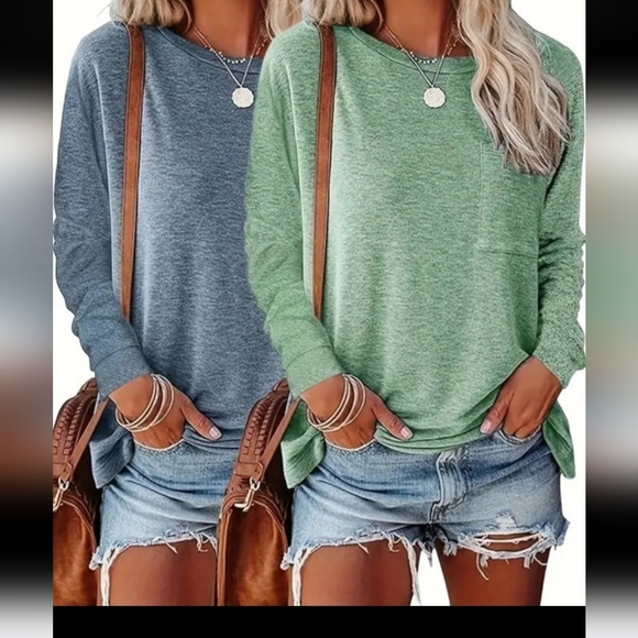 2 long sleeve shirts large - Picture 1 of 5